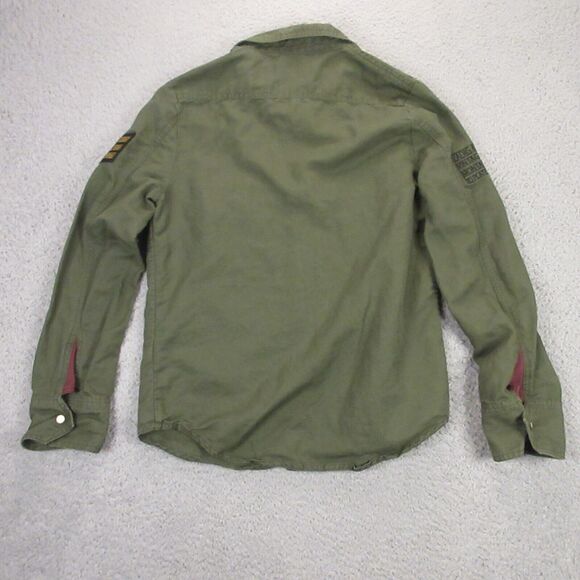 Zadig & Voltaire Taskal Cotton Twill Top size S Military Army Officers Jacket - Picture 6 of 12